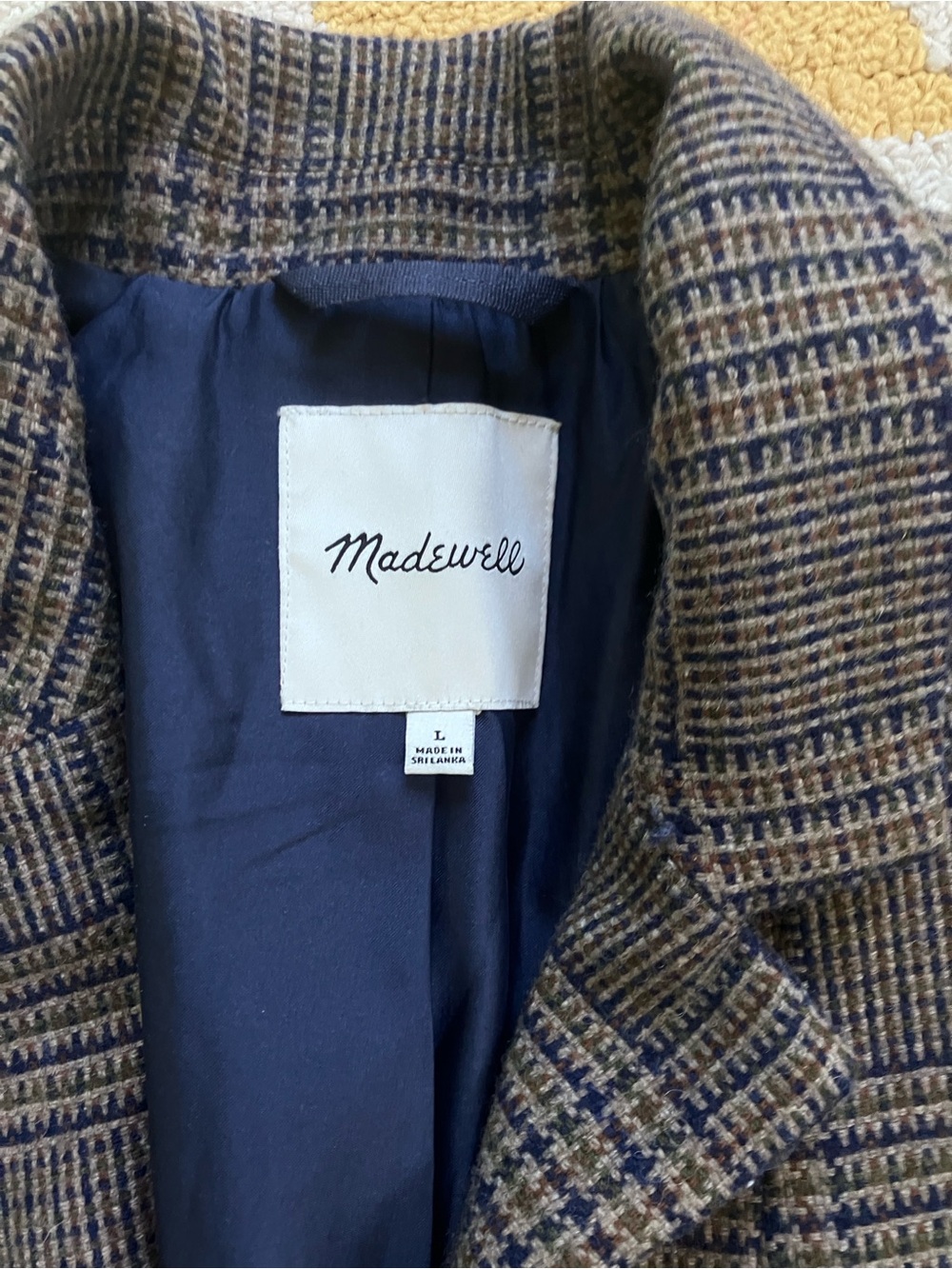 Madewell Plaid Blazer/Jacket - Picture 2 of 6